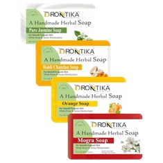 Handmade Jasmine, Haldi Chandan, Mogra & Orange (Pack of 4)